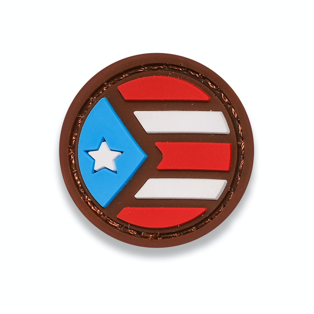 Bandera PR (circular)