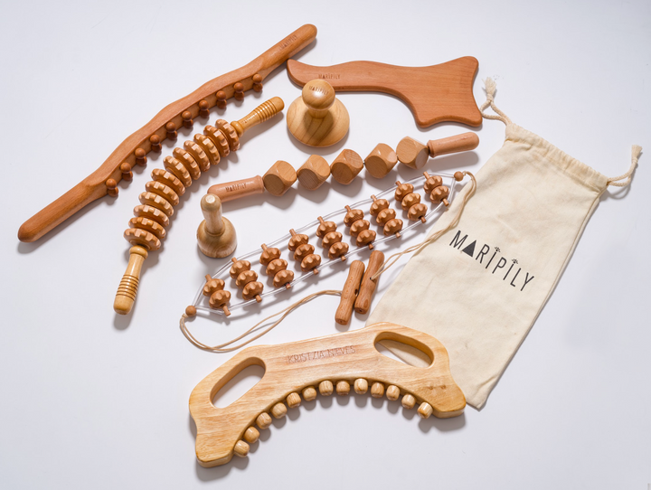 Madera Premium con 20 Bolas de Masaje